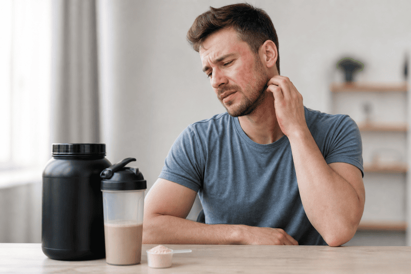 Können Proteinshakes Allergien verstärken?